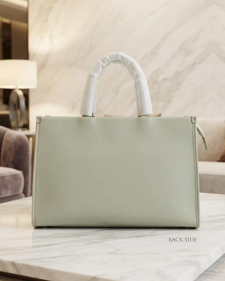 EDONE Premium Light Green Laptop Bag for Women | Stylish Office & College Briefcase Tote