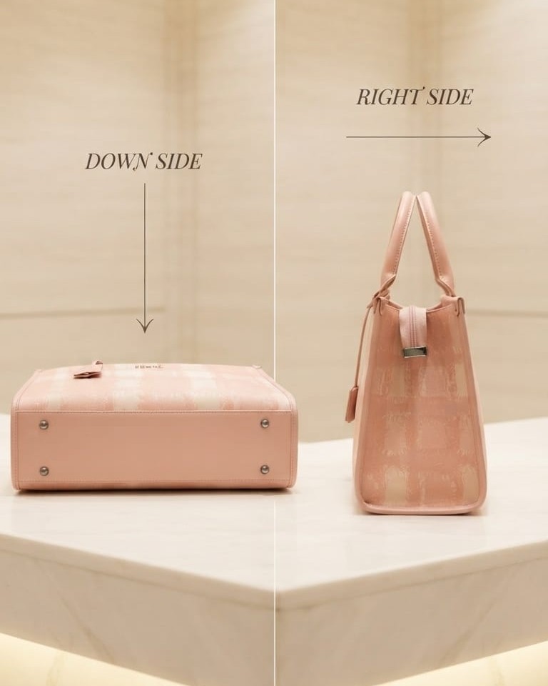 EDONE Premium Pink Laptop Bag for Women | Stylish Office & College Briefcase Tote