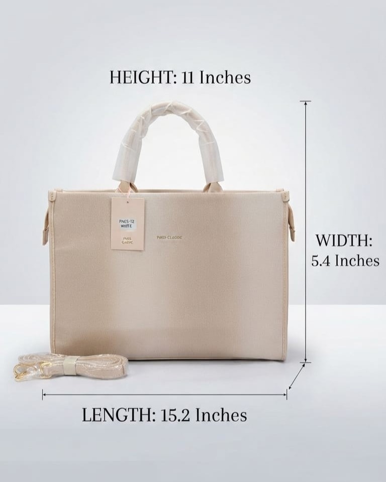 Paris & Classic Zole Premium Laptop Bag for Women | High-End Office & College Briefcase Tote