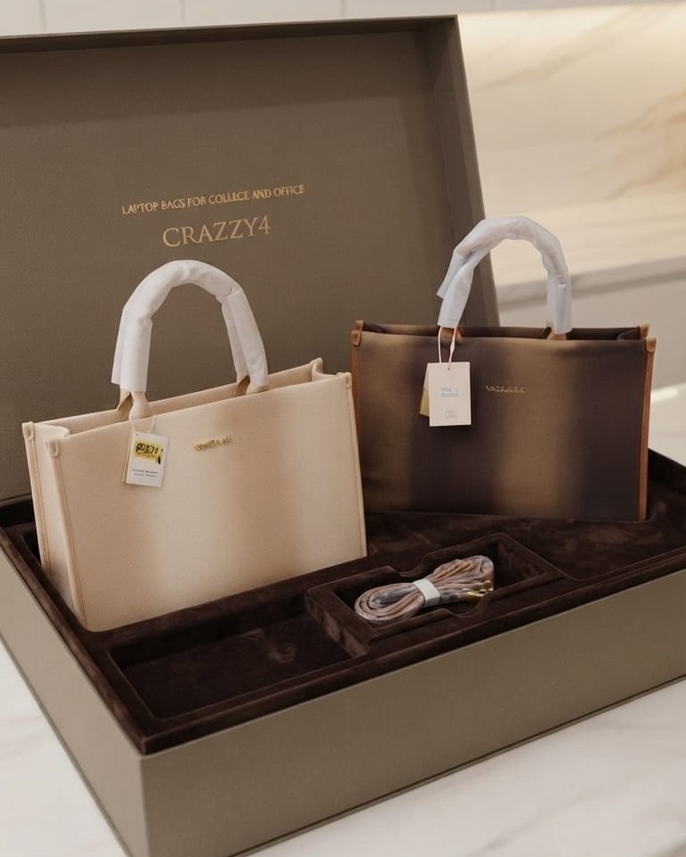 Paris & Classic Zole Premium Laptop Bag for Women | High-End Office & College Briefcase Tote
