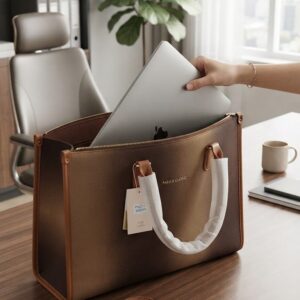 Paris & Classic Zole Premium Laptop Bag for Women | High-End Office & College Briefcase Tote