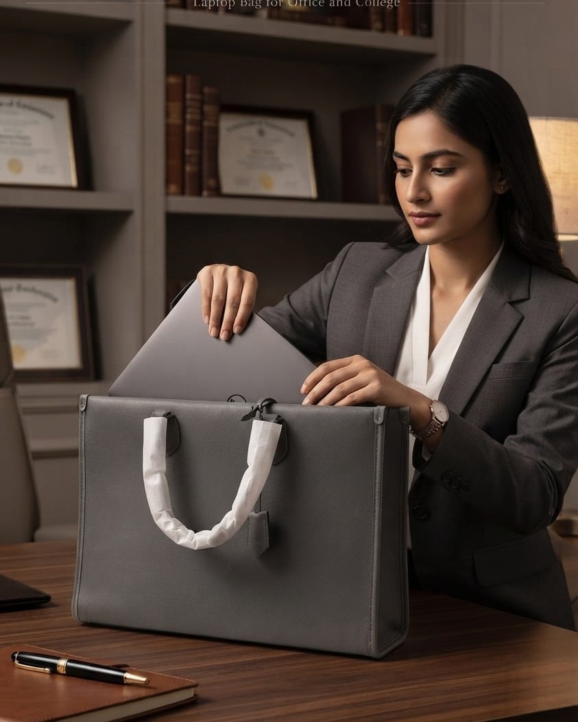 Zole Premium Laptop Bag for Women | High-End Office & College Briefcase Tote