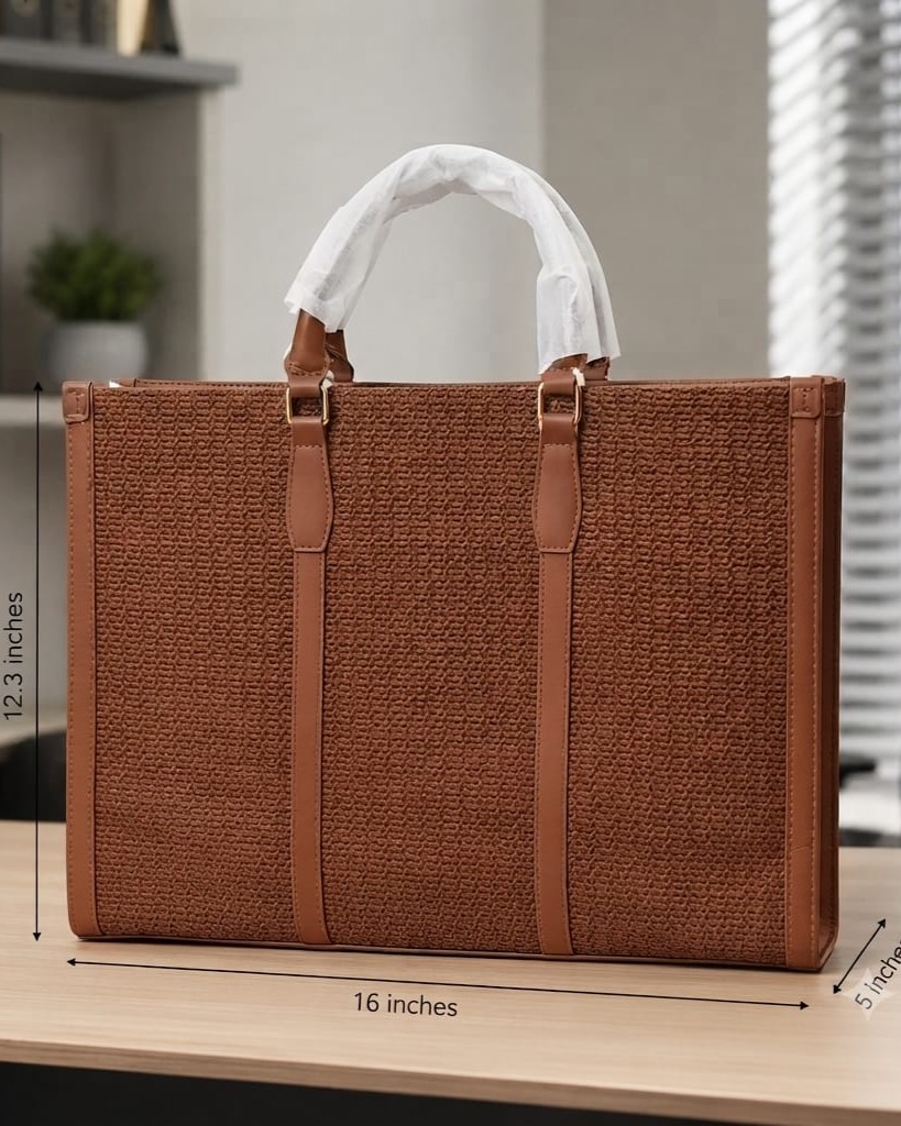 Paris & Classic Premium Laptop Bag for Women | High-End Office & College Briefcase Backpack Tote