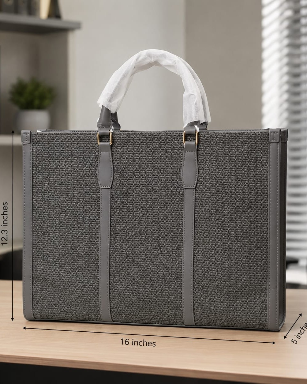 Paris & Classic Premium Laptop Bag for Women | High-End Office & College Briefcase Backpack Tote
