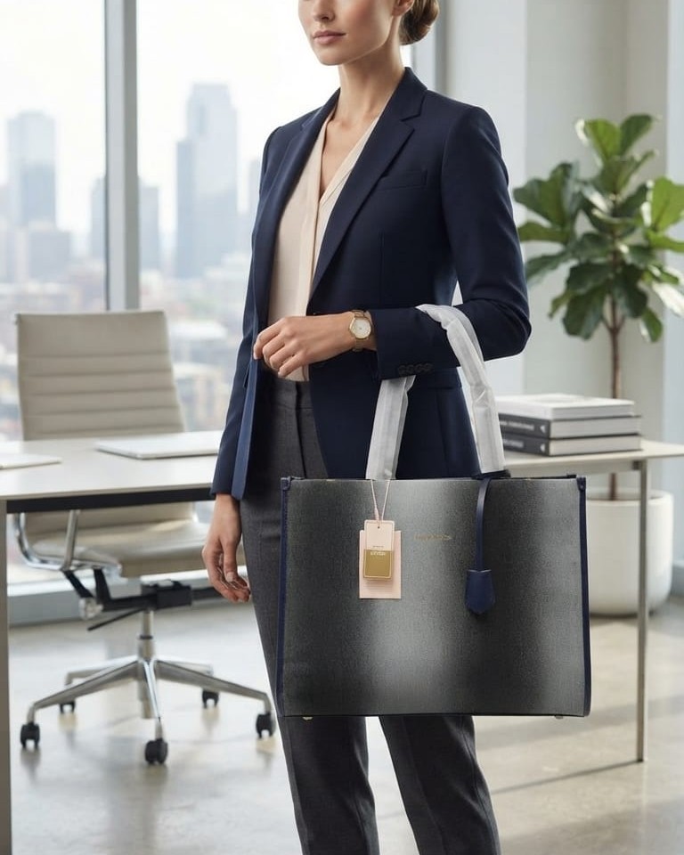 Paris & Classic Zole Premium Laptop Bag for Women | High-End Office & College Briefcase Tote