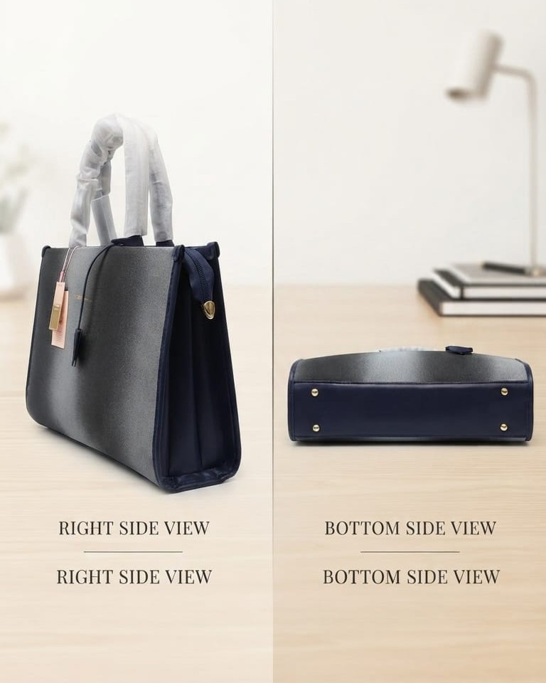Paris & Classic Zole Premium Laptop Bag for Women | High-End Office & College Briefcase Tote