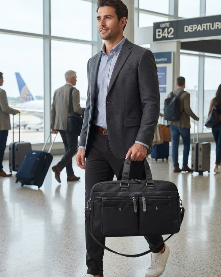 Imported Premium Cabin Size Travel Duffle Bag | High-End Unisex Luggage & Overnighter Travel Bag