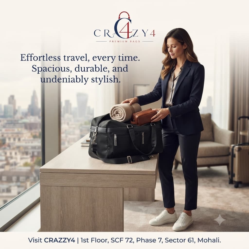 Imported Premium Cabin Size Travel Duffle Bag | High-End Unisex Luggage & Overnighter Travel Bag