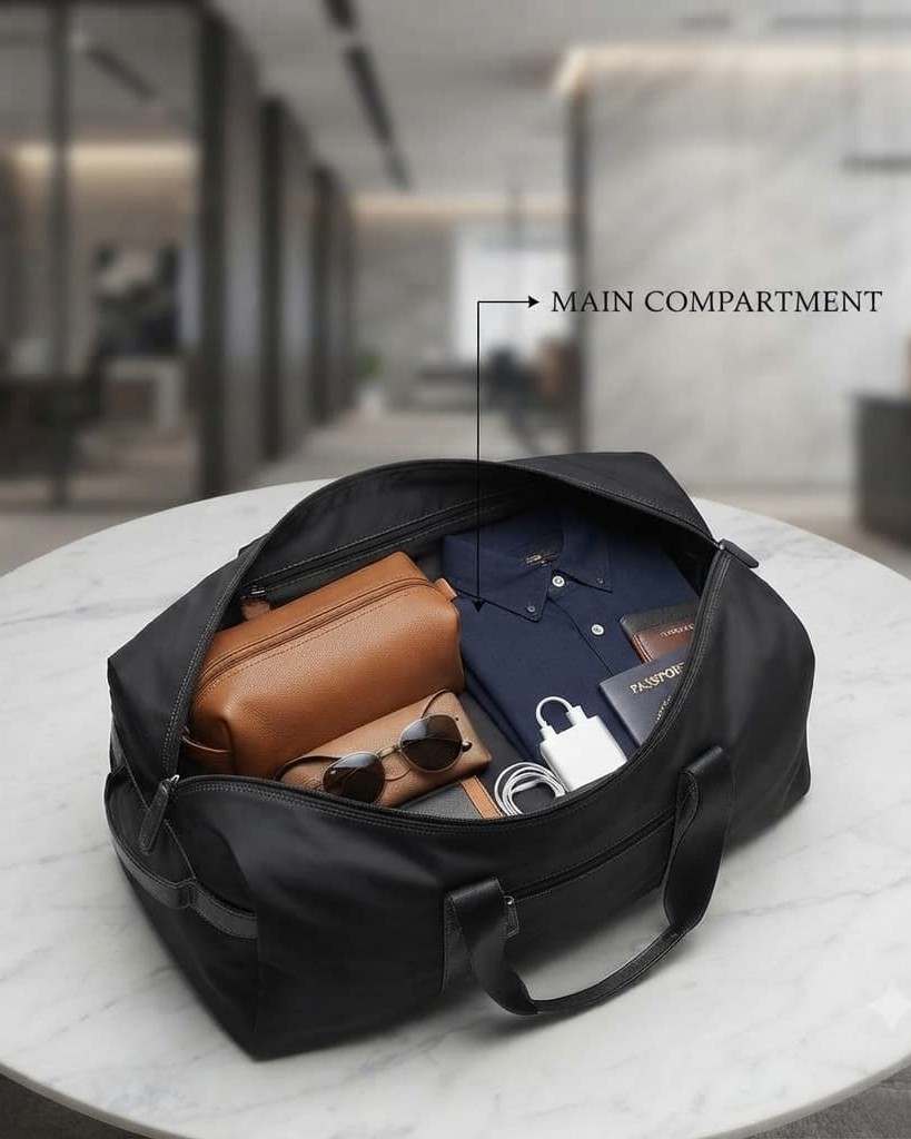 Imported Premium Cabin Size Travel Duffle Bag | High-End Unisex Luggage & Overnighter Travel Bag