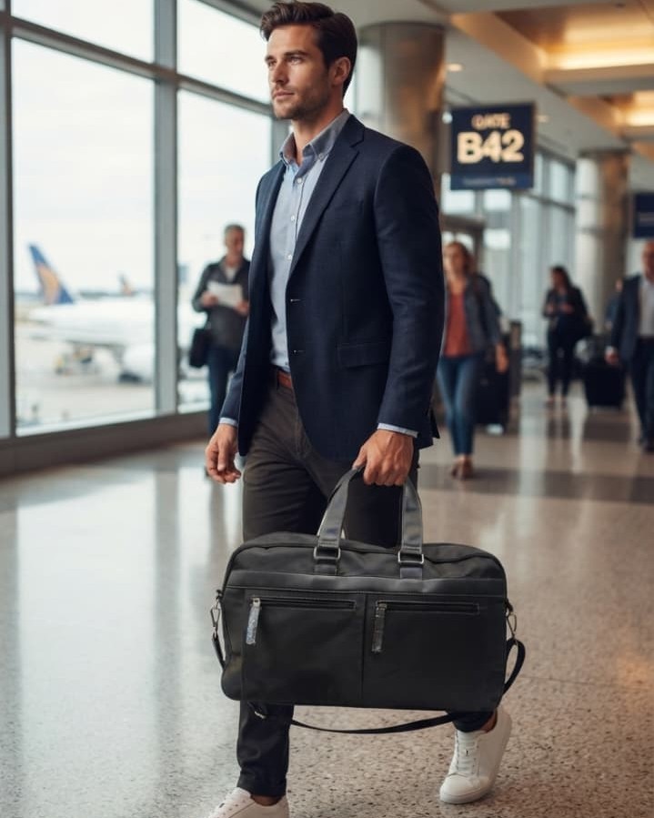 Imported Premium Cabin Size Travel Duffle Bag | High-End Unisex Luggage & Overnighter Travel Bag