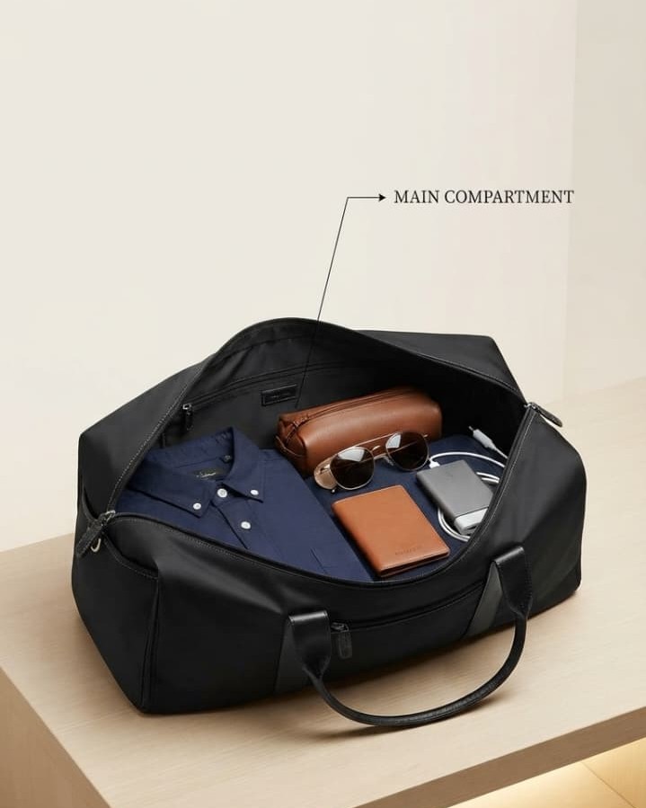 Imported Premium Cabin Size Travel Duffle Bag | High-End Unisex Luggage & Overnighter Travel Bag