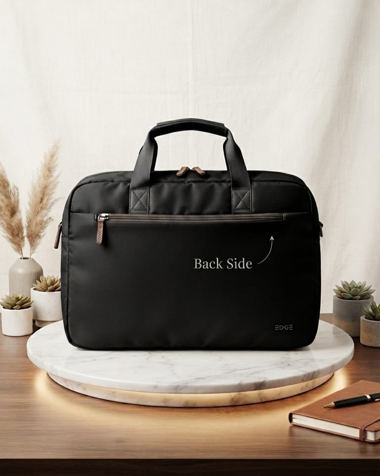 EDGE Premium Travel Duffle Bag in Grey, Black & Green | High-End Unisex Luggage & Weekender Purse