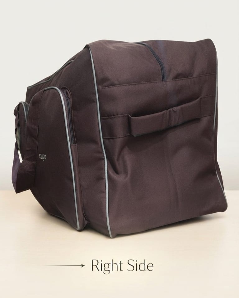 Edge Premium Heavy Matty Extra Large Storage Bag in Black, Navy & Purple | High-End Heavy-Duty Storage & Organizer Bag