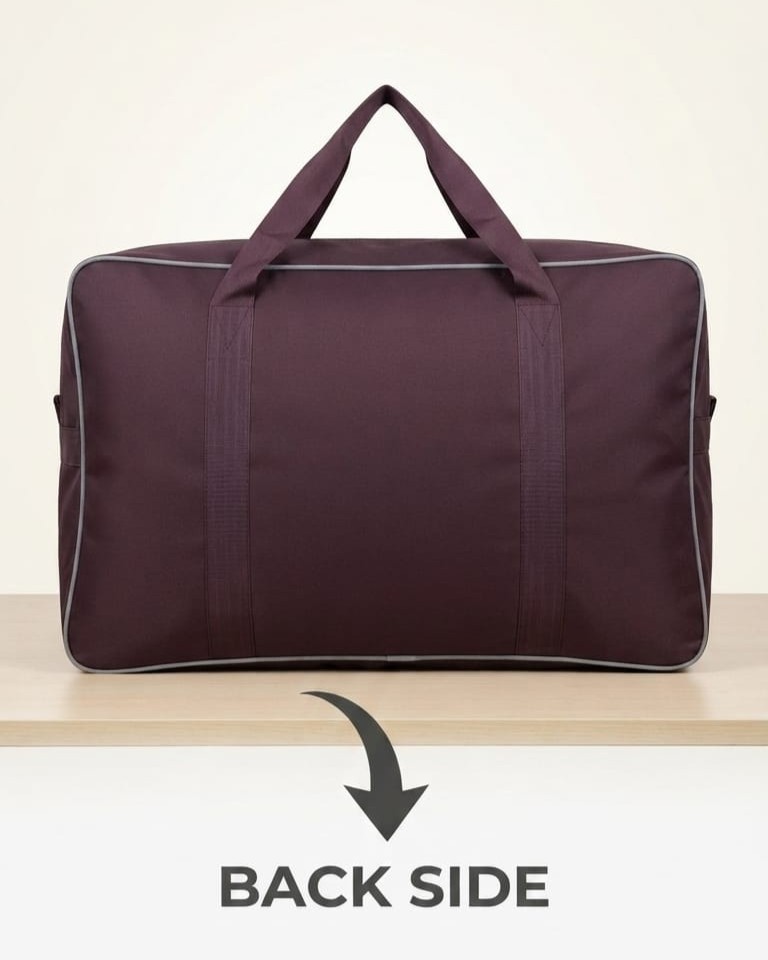 Edge Premium Heavy Matty Extra Large Storage Bag in Black, Navy & Purple | High-End Heavy-Duty Storage & Organizer Bag