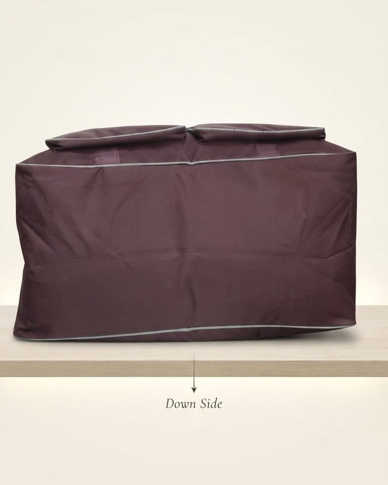 Edge Premium Heavy Matty Extra Large Storage Bag in Black, Navy & Purple | High-End Heavy-Duty Storage & Organizer Bag