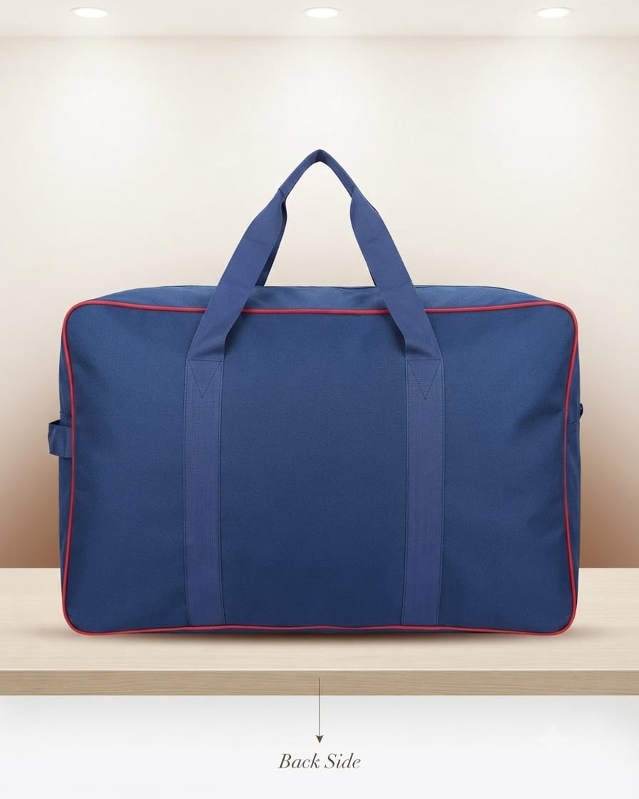 Edge Premium Heavy Matty Extra Large Storage Bag in Black, Navy & Purple | High-End Heavy-Duty Storage & Organizer Bag