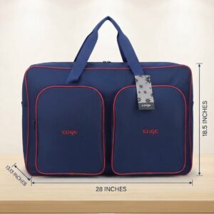 Edge Premium Heavy Matty Extra Large Storage Bag in Black, Navy & Purple | High-End Heavy-Duty Storage & Organizer Bag
