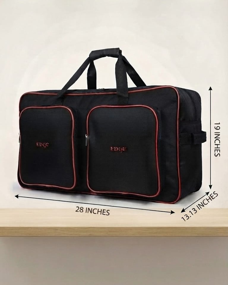 Edge Premium Heavy Matty Extra Large Storage Bag in Black, Navy & Purple | High-End Heavy-Duty Storage & Organizer Bag