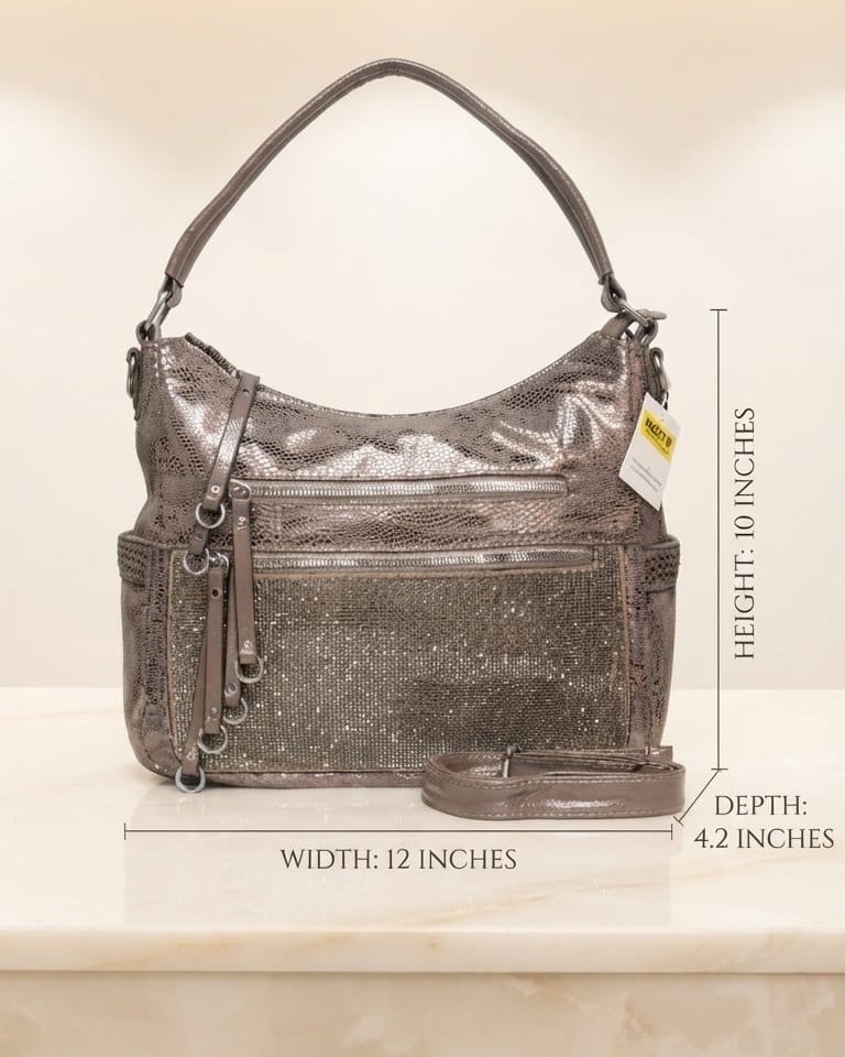 Imported Soft PU Leather Luxurious Hobo Bag in Trendy Shades | Designer Shoulder Purse for Women