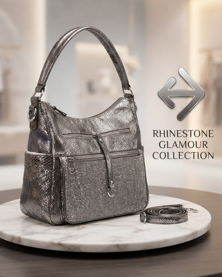 Imported Soft PU Leather Luxurious Hobo Bag in Trendy Shades | Designer Shoulder Purse for Women