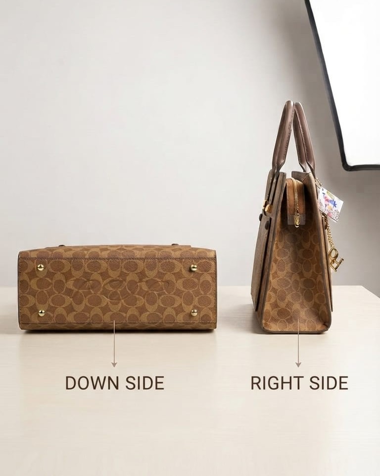 Ada & Paris Premium Faux Leather Laptop Bag in Black, Brown & Tan | High-End Office & College Briefcase Tote