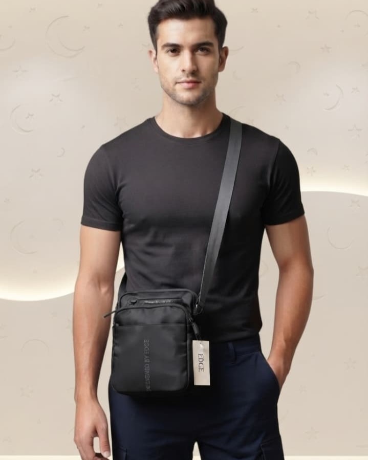 Edge Waterproof Travel Document Kit Organizer in Black | High-End Unisex Travel Pouch & Document Storage Bag