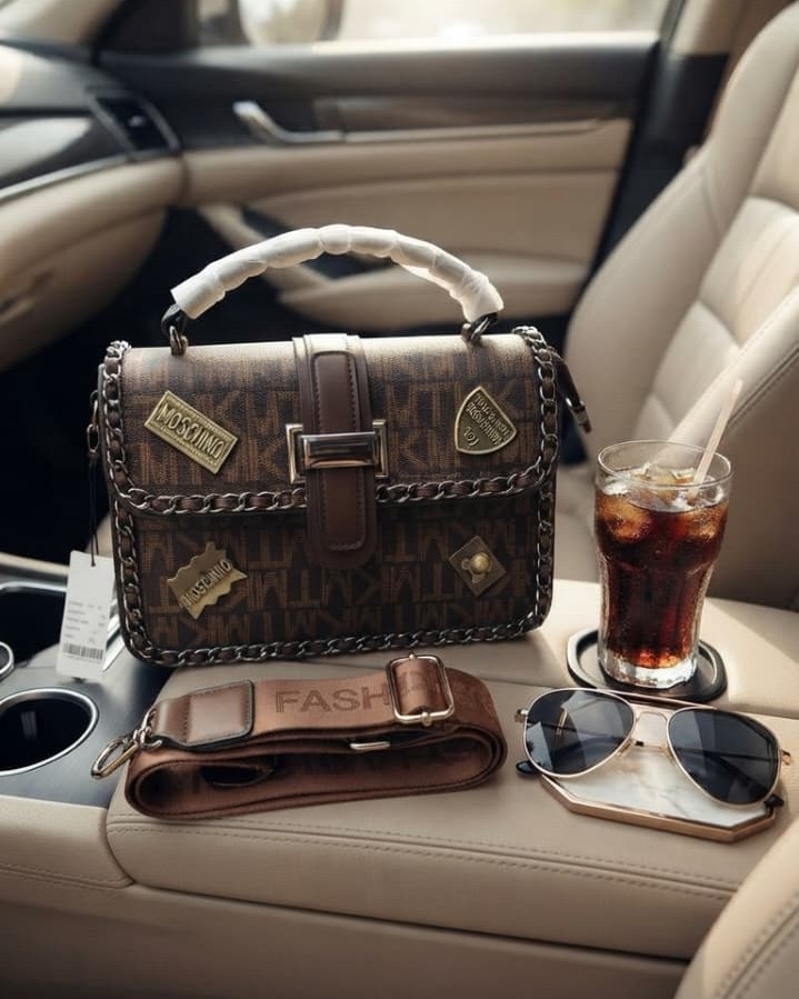 Imported Premium PU Leather Sling Bag in Brown, Beige & Black | High-End Stylish Crossbody Purse for Girls & Women