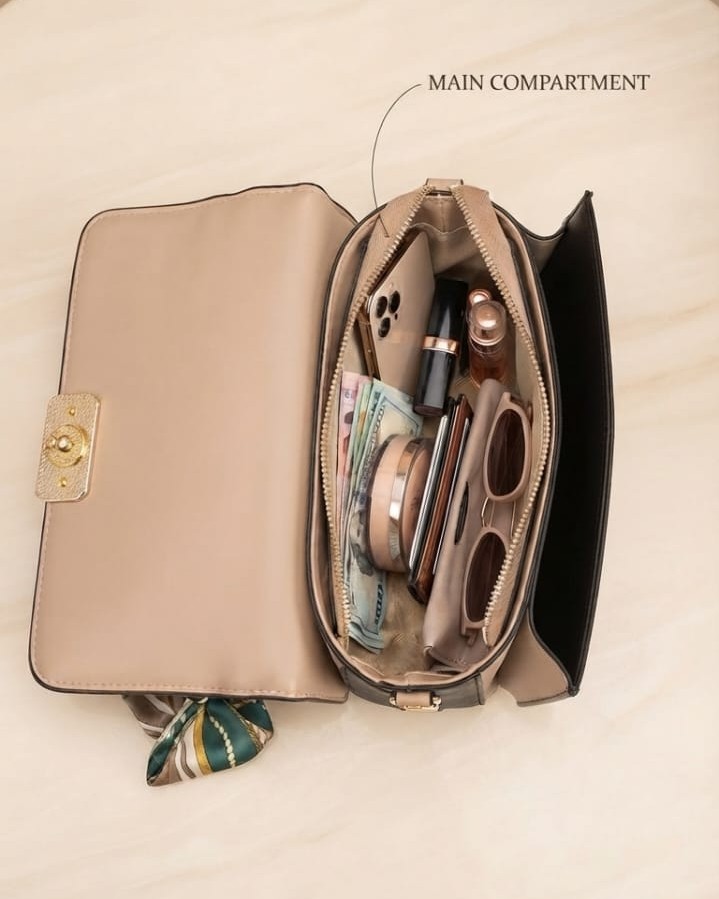 Imported Premium PU Leather Sling Bag in Green, Pink & Black | High-End Stylish Crossbody Purse for Girls & Women
