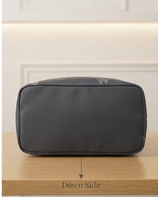 Premium Waterproof Women Tiffin Bag | Stylish Lunch Carry Bag with Front Pocket | 1 Compartment + inside Pocket | Multi-Color Daily Use Tiffin Bag