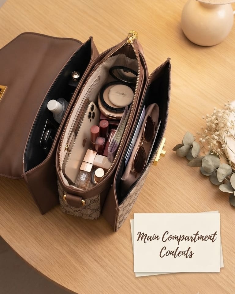 Imported Premium PU Leather Sling Bag in Coffee, Brown & Camel | High-End Stylish Crossbody Purse for Girls & Women