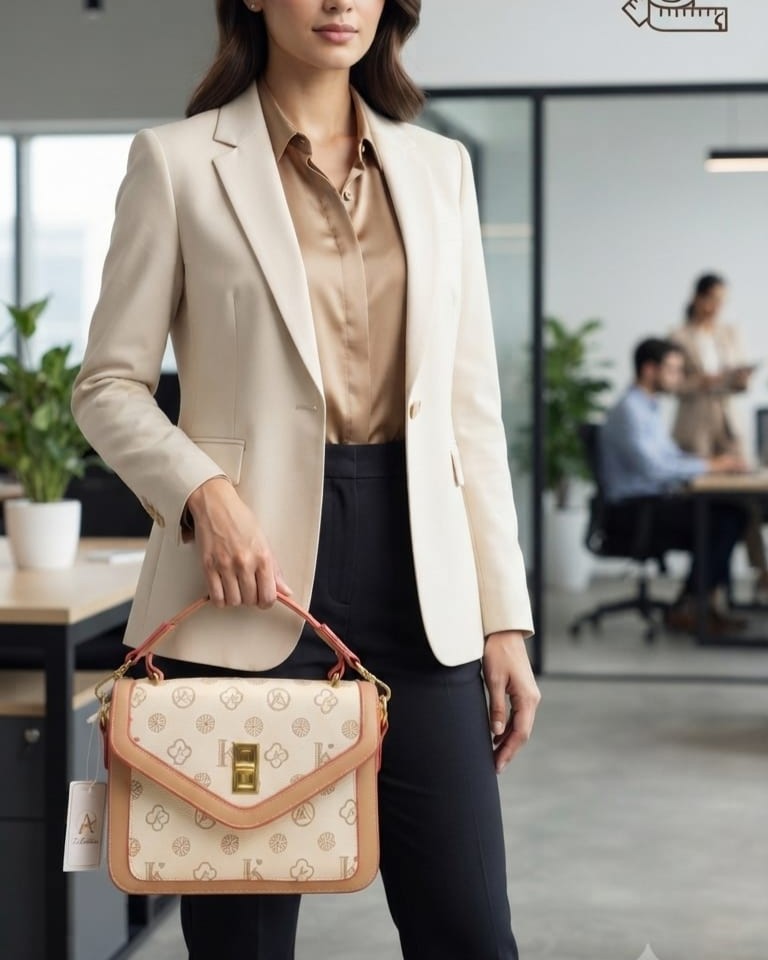 Imported Premium PU Leather Sling Bag in Coffee, Brown & Camel | High-End Stylish Crossbody Purse for Girls & Women