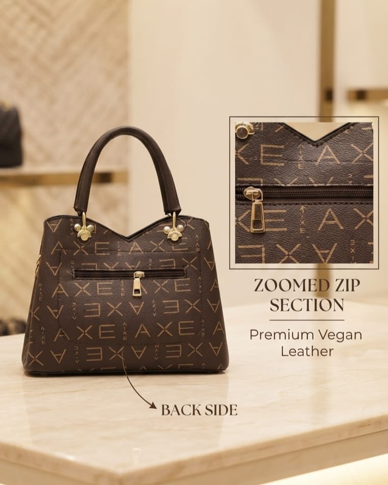 Imported Premium PU Leather Printed Handbag with Long Shoulder Strap in 5 Printed Designs | High-End Stylish Purse for Women