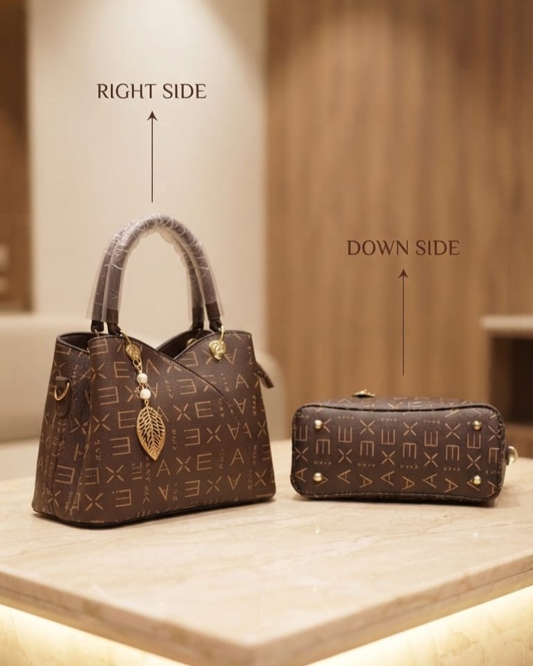 Imported Premium PU Leather Printed Handbag with Long Shoulder Strap in 5 Printed Designs | High-End Stylish Purse for Women