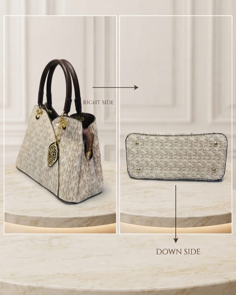 Imported Premium PU Leather Printed Handbag with Long Shoulder Strap in 5 Printed Designs | High-End Stylish Purse for Women