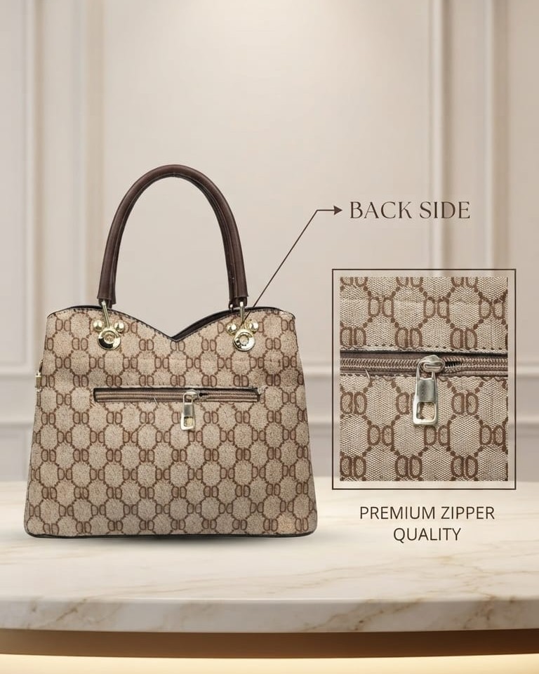 Imported Premium PU Leather Printed Handbag with Long Shoulder Strap in 5 Printed Designs | High-End Stylish Purse for Women