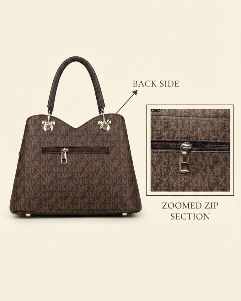 Imported Premium PU Leather Printed Handbag with Long Shoulder Strap in 5 Printed Designs | High-End Stylish Purse for Women