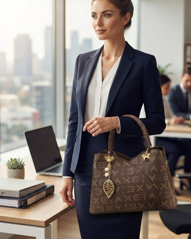 Imported Premium PU Leather Printed Handbag with Long Shoulder Strap in 5 Printed Designs | High-End Stylish Purse for Women