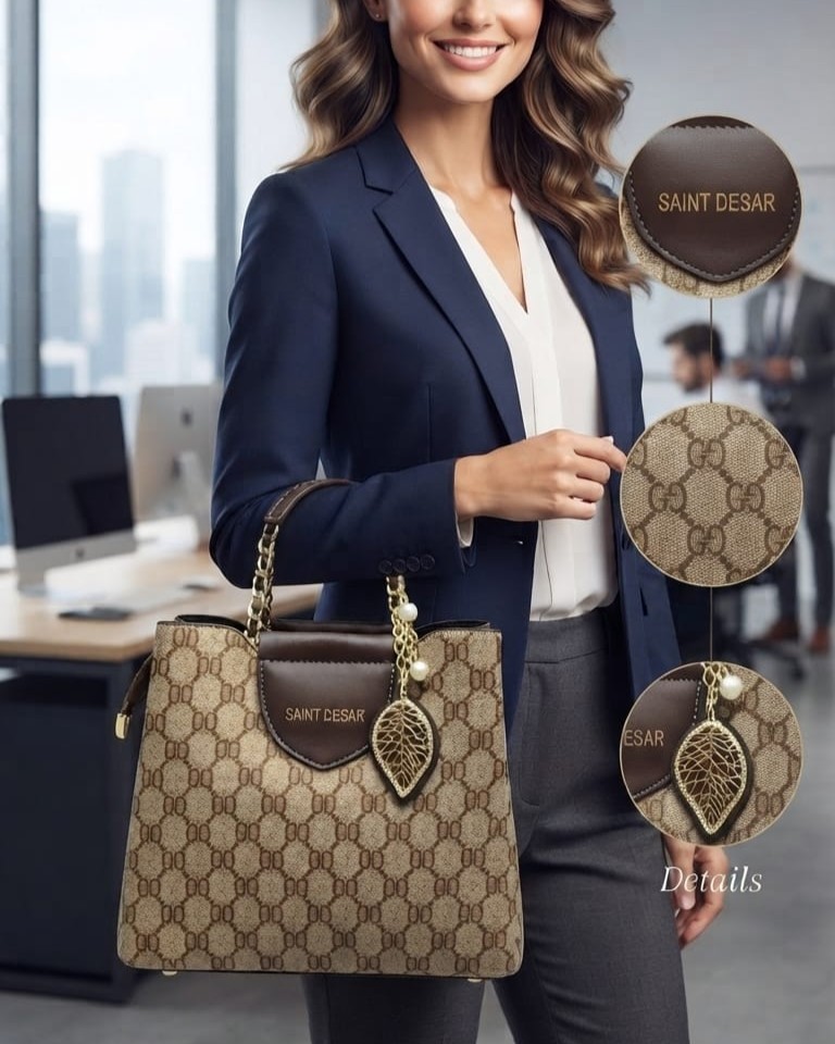 Saint Desar Premium PU Leather Sling Bag in 4 Trending Shades | High-End Stylish Crossbody Purse for Girls & Women