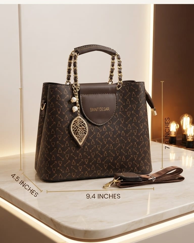 Saint Desar Premium PU Leather Sling Bag in 4 Trending Shades | High-End Stylish Crossbody Purse for Girls & Women