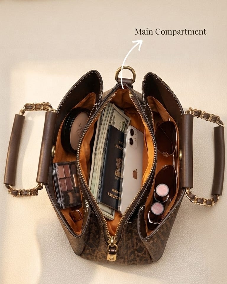 Saint Desar Premium PU Leather Sling Bag in 4 Trending Shades | High-End Stylish Crossbody Purse for Girls & Women