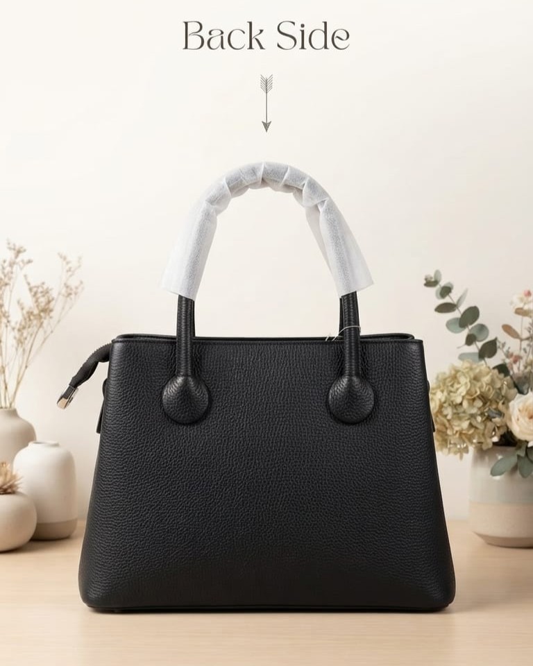 Imported Premium PU Leather Party Wear Handbag with Long Strap in Tan, Light Brown & Black | High-End Evening Purse for Women