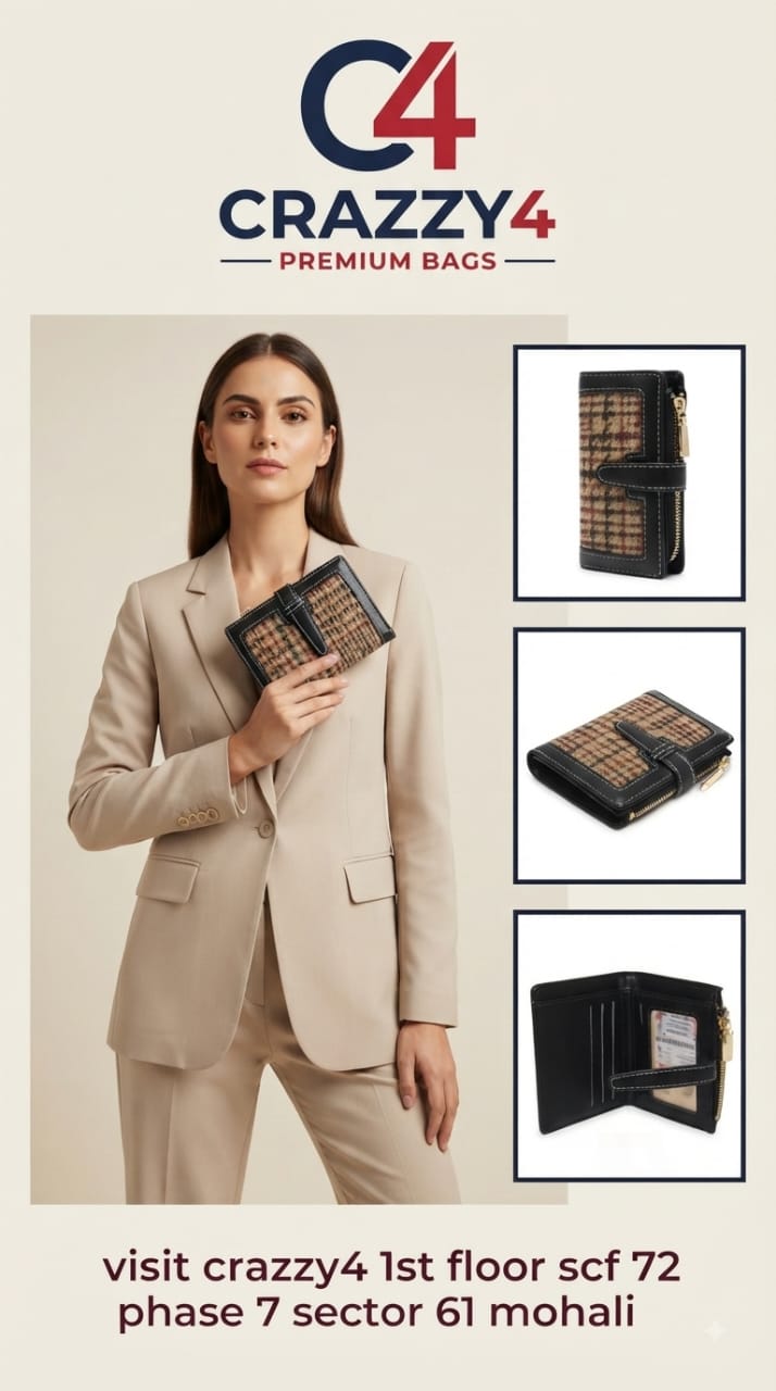 Imported Premium PU Leather Pocket Wallet in Maroon & Light Brown | Compact Cash, Card & Coin Wallet