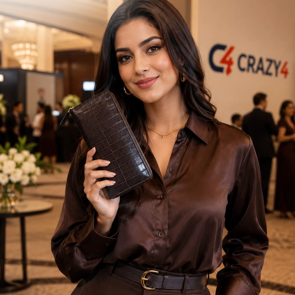 Imported Premium PU Leather Wallet in Black & Dark Brown | Classic Cash, Card & Coin Holder for Men