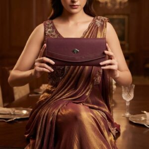 Flauntit Premium PU Leather Hand Clutch Wallet in Black, Cherry, Gray & Brown | Compact Smartphone, Cash, Card & Coin Purse