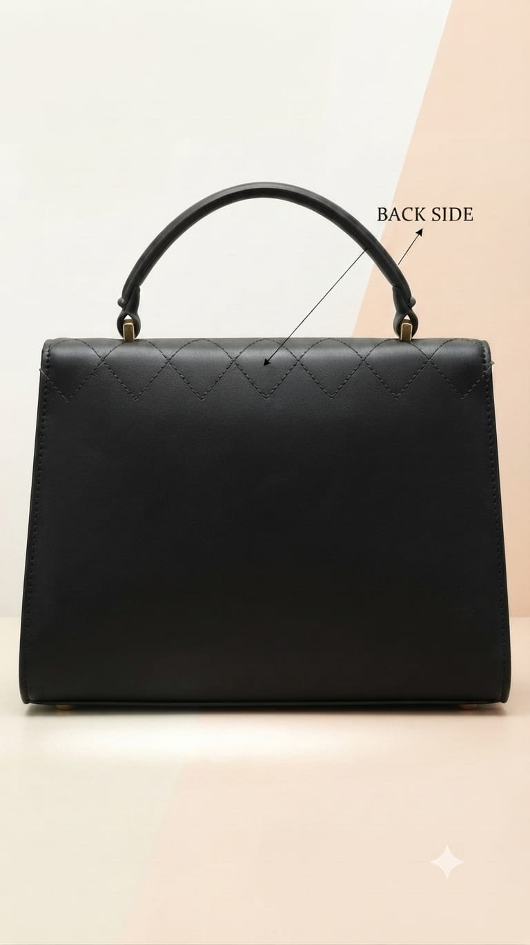 Imported Premium PU Leather Party Handbag with Long Strap in Black, Red, Green, Pink & Brown | Elegant Multi-Compartment Evening Purse
