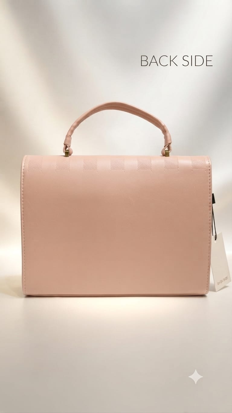 Imported Premium PU Leather Party Handbag with Long Strap | Elegant Multi-Compartment Evening Purse