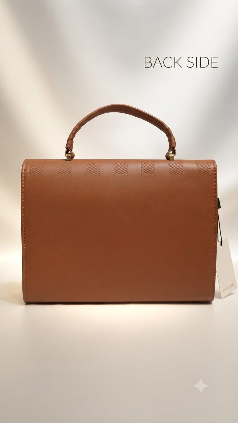 Imported Premium PU Leather Party Handbag with Long Strap | Elegant Multi-Compartment Evening Purse