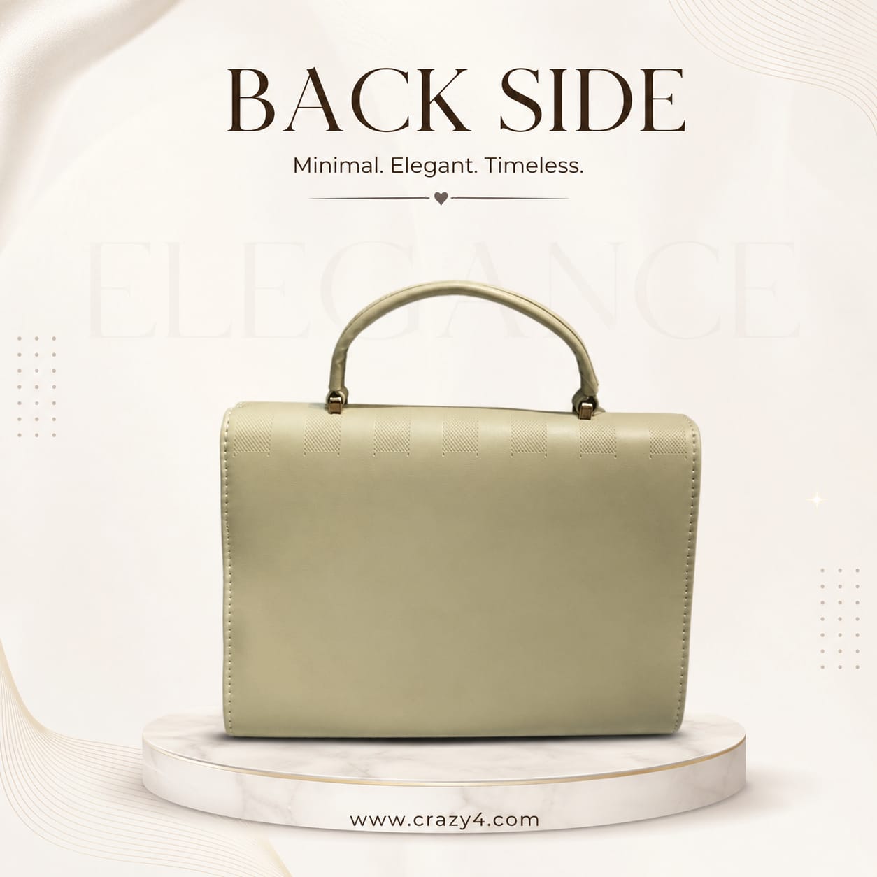 Imported Premium PU Leather Party Handbag with Long Strap | Elegant Multi-Compartment Evening Purse