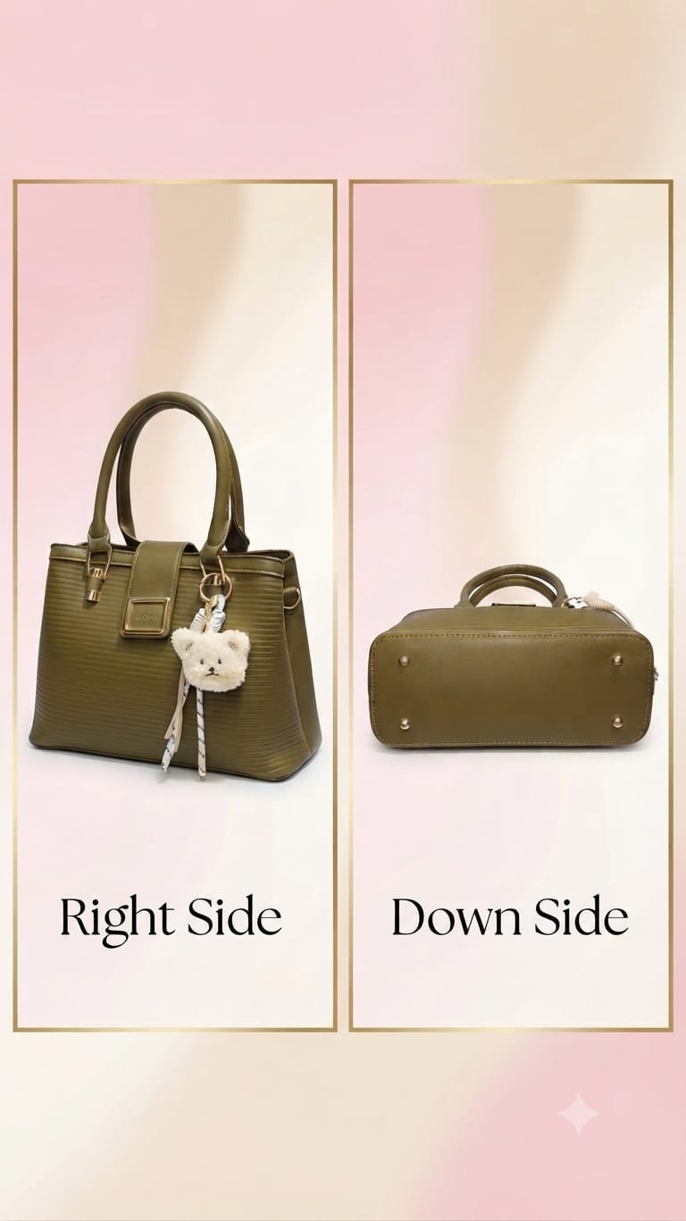 EDONE Premium PU Leather Party Handbag with Long Strap | Elegant Multi-Compartment Evening Purse