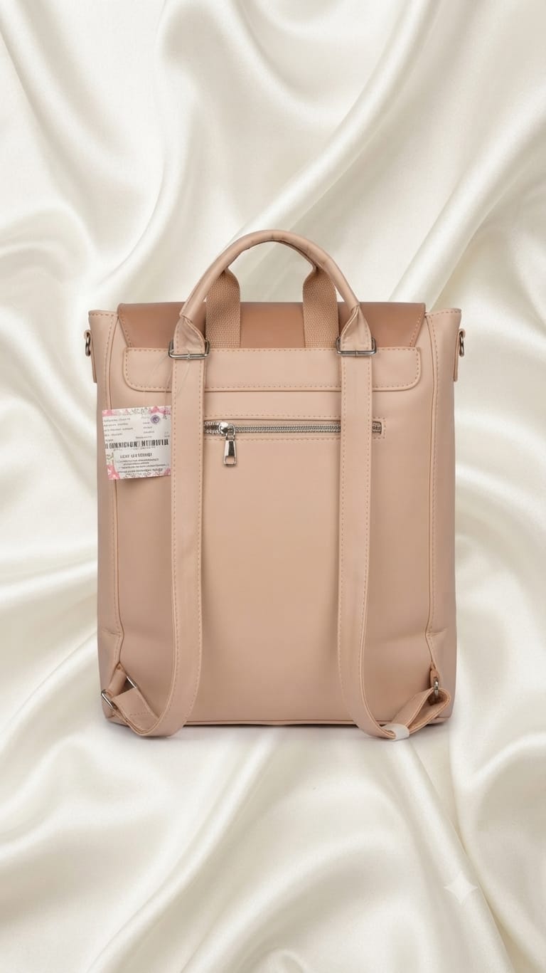 EDONE Premium PU Leather Backpack for Women | Multi-Compartment College, Office & Travel Bag